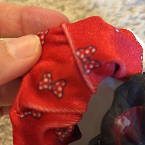 Disney Black and Red Hair Scrunchies - Picture 2 of 4